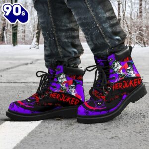 Her Joker Leather Boots Shoes Amazing Couple Gift Idea