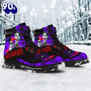 Her Joker Leather Boots Shoes Amazing Couple Gift Idea