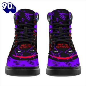 Her Joker Leather Boots Shoes Amazing Couple Gift Idea