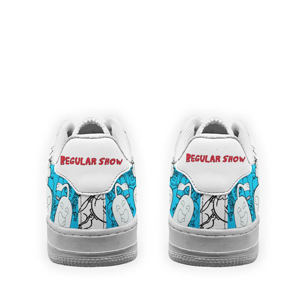 Hi Five Ghost Regular Show Air Sneakers Custom Cartoon Shoes Hi Five Ghost Regular Show Air Sneakers Custom Cartoon Shoes