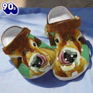 Highland Cow Cattle Clogs Shoes…