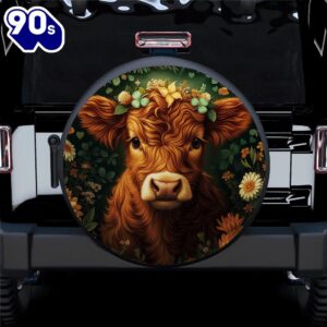 Hippie Tire Covers Highland Cow…