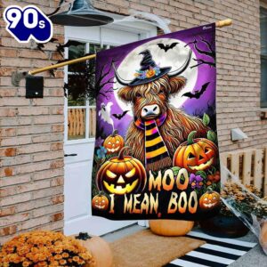 Halloween Highland Cow Halloween Moo…