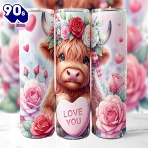 Highland Cow Valentines Day 20…