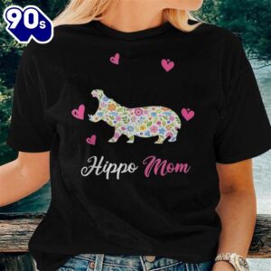 Hippo Mom Funny Animal Gift…