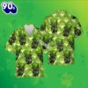 Hockey Ball Shamrock Patrick Green Big Mens Hawaiian Shirts 2025