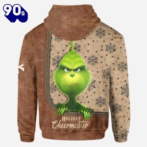 Holiday Cheermeister - Personalized Grinch Christmas Hoodie and Leggings