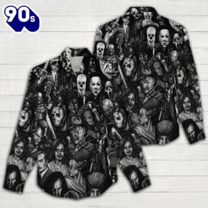 Horror Movies 3D Linen Shirt For Fans Music