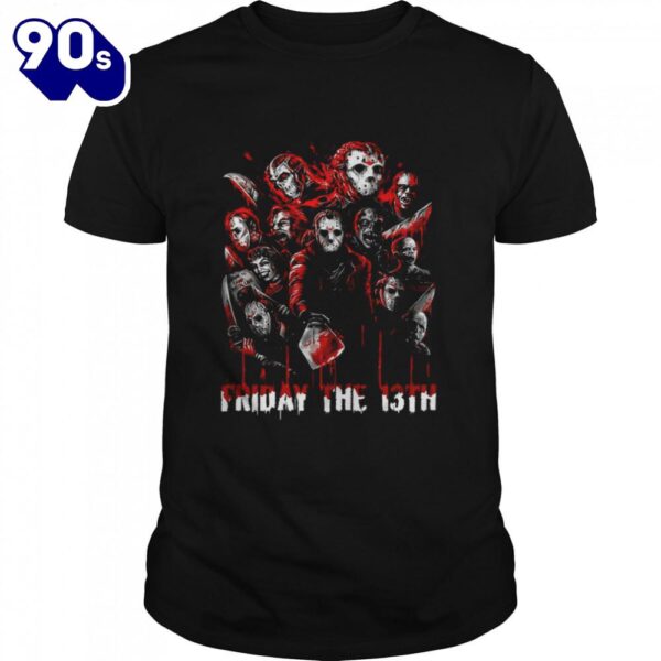 Horror Movies Characters Friday The 3th Halloween Shirts