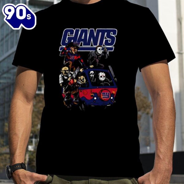 Horror Movies Characters New York Giants Football Halloween 2024 Shirts