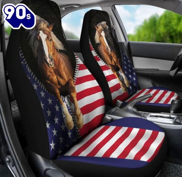 Horse Buck Camo Stripe Car Seat Covers