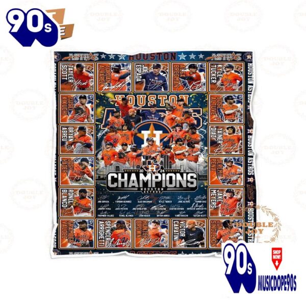 Houston Astros 2024 Champions Blanket