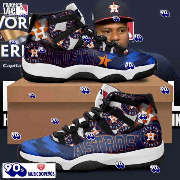 Houston Astros Air Jordan 11 Retro Shoes