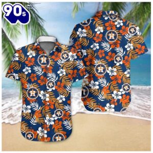 Houston Astros Tropical Vibe Hawaiian…