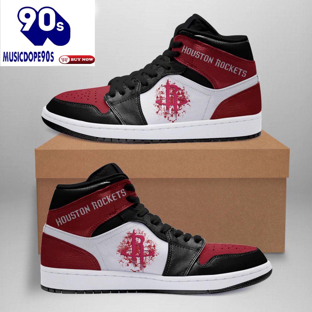 Houston Rockets Air Jordan Nba Shoes Sport Sneakers, Best Gift For Men And Women Houston Rockets Air Jordan Nba Shoes Sport Sneakers, Best Gift For Men And Women
