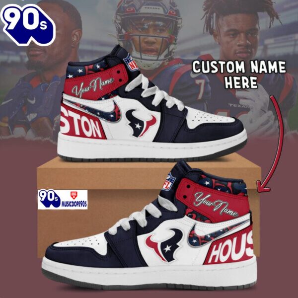 Houston Texans Air Jordan 1 Shoes