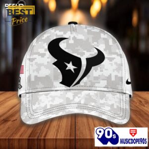 Houston Texans Camo 2024 Salute to Service Hoodie, Jogger, Cap