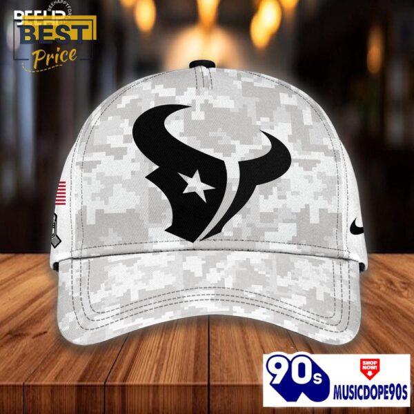 Houston Texans Camo 2024 Salute to Service Hoodie, Jogger, Cap