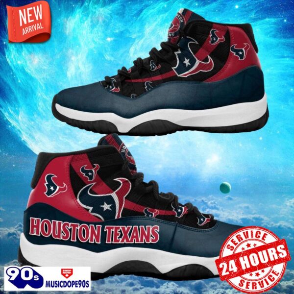 Houston Texans NFL Air Jordan 11 Sneakers Shoes Gift For Fans