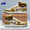 Gift Summer Hufflepuff Nike Yellow Design Air Jordan 1 High Top