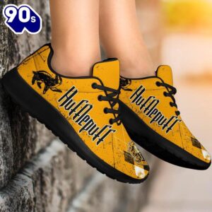 Hufflepuff Sneakers Harry Potters Fan Shoes Gift Idea