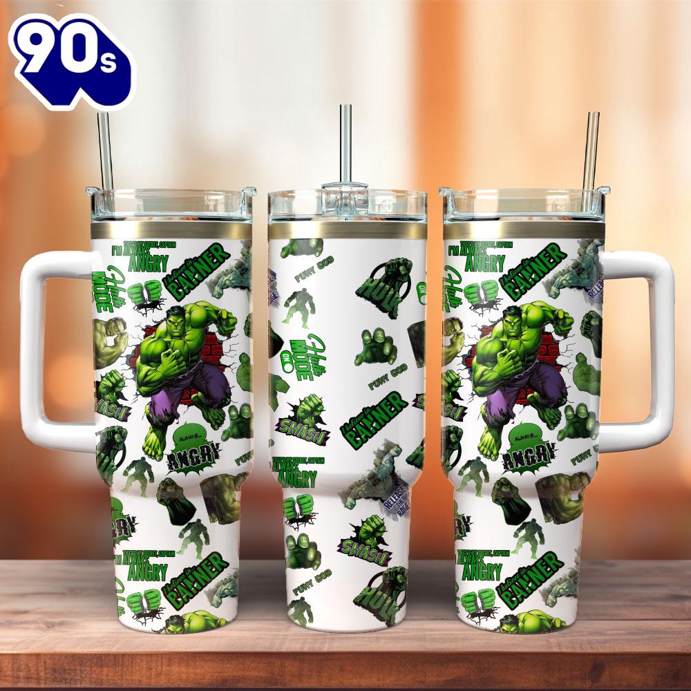 Hulk Movie Custom Stanley Quencher 40oz Stainless Steel Tumbler 1 For Fans Hulk Movie Custom Stanley Quencher 40oz Stainless Steel Tumbler 1 For Fans
