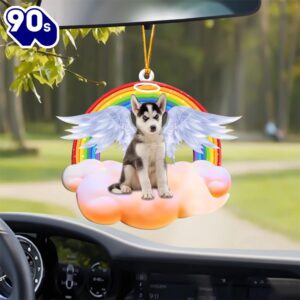 Husky With Angel Wings Memorial…