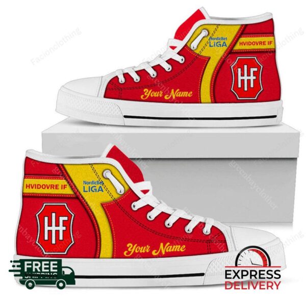 Hvidovre Personalized High Top Canvas Shoes