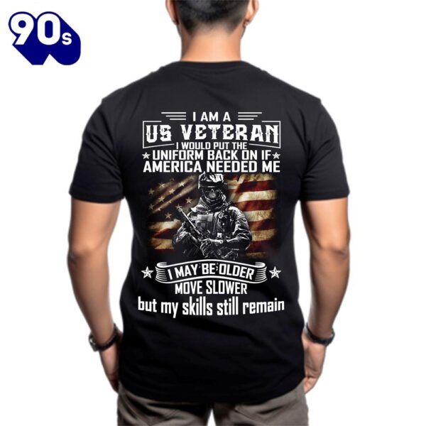 I Am A US Veteran Classic Unisex T-Shirt Gildan