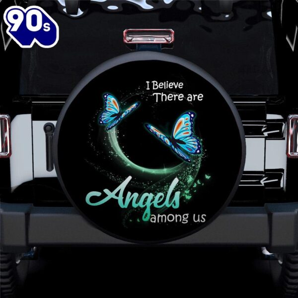 Hippie Tire Covers I Believe There Are Angels Car Spare Tire Cover Gift For Campers