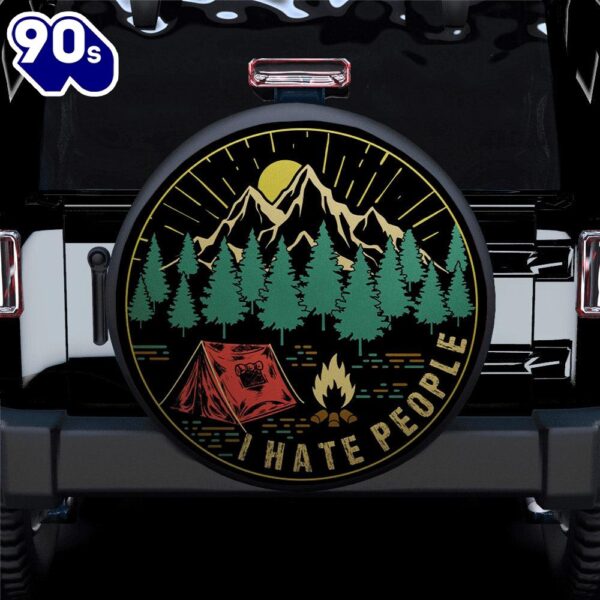 Hippie Tire Covers I Hate People Car Spare Tire Covers Gift For Campers