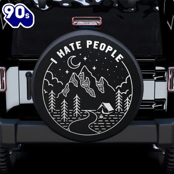 Hippie Tire Covers I Hate People Mountain Car Spare Tire Covers Gift For Campers