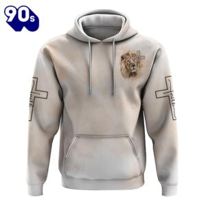 I Would Rather Stand With God Painting Lion 3D Hoodie