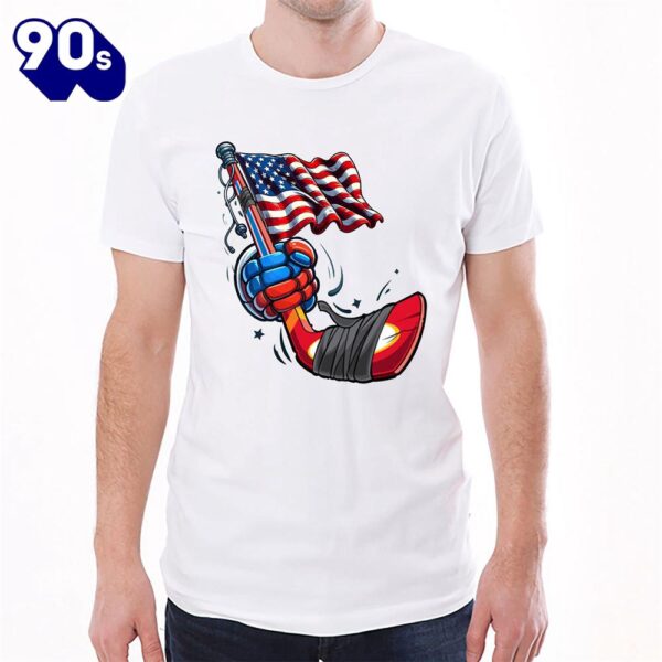 Ice Hockey 4th of July Classic Unisex T-Shirt Gildan