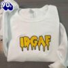 Idgaf Embroidered Sweatshirt Gift Christmas