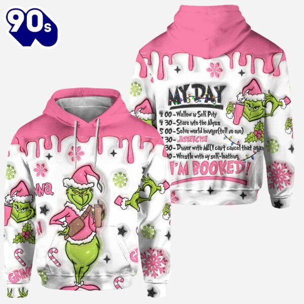 I’m Booked – Personalized Grinch Christmas Hoodie and Leggings