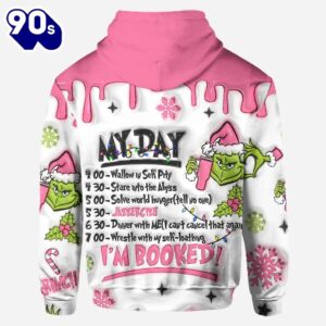 I'm Booked - Personalized Grinch Christmas Hoodie and Leggings