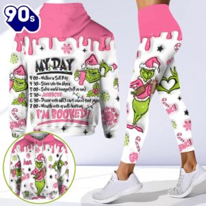 I'm Booked - Personalized Grinch Christmas Hoodie and Leggings