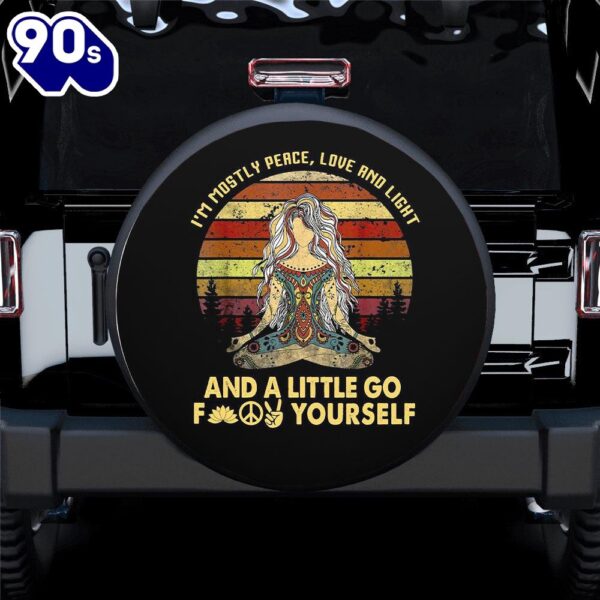 Hippie Tire Covers I’m Mostly Light Love Peace And A Little Spare Tire Covers Gift For Campers