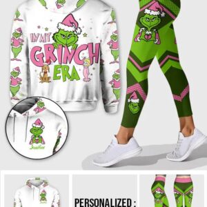 In My Era - Personalized Grinch Christmas Hoodie and Leggings