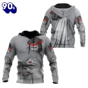 In the Arms Of Lord Grey Tone God 3D Hoodie