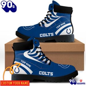 Indianapolis Colts Custom Boots Shoes…