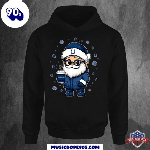 Indianapolis Colts Santa Christmas Football Hoodie