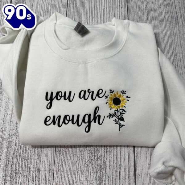 Inspirational Embroidered Sweatshirt Gift Christmas