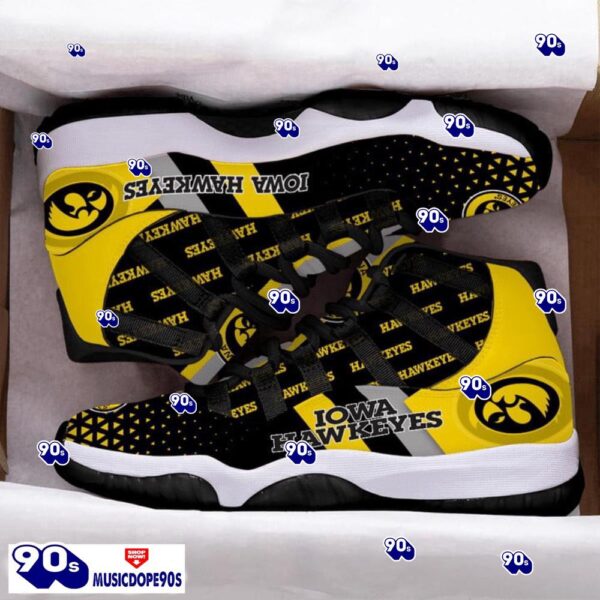 Iowa Hawkeyes Football Team Air Jordan 11 Best Sneakers For Men Women Fans