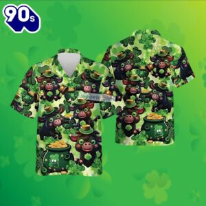 Irish Cow Shamrock Pot Of…