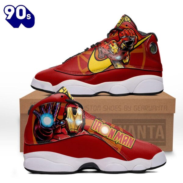 Ironman Air Jordan 13 Sneakers Super Heroes Custom Shoes