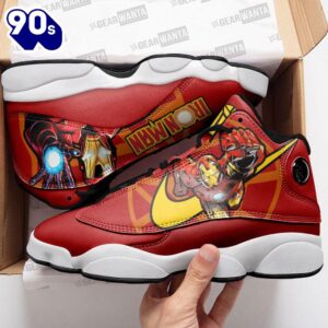 Ironman Air Jordan 13 Sneakers Super Heroes Custom Shoes