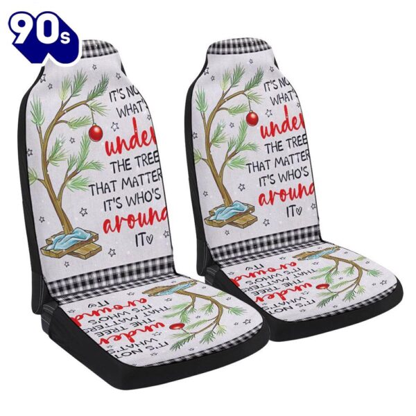 It Is Not What Under The Tree Christmas Seat Cover Cars Gift Xmas