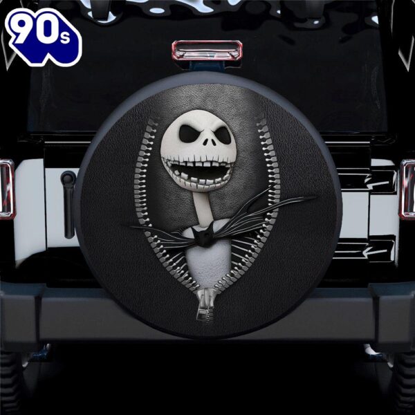 Jack Nightmare Before Christmas Zipper Car Spare Tire Gift For Campers  Merry Christmas